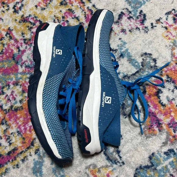 Salomon | Womens Tech Lite Walking Shoes Blue Size 6 - Picture 5 of 8